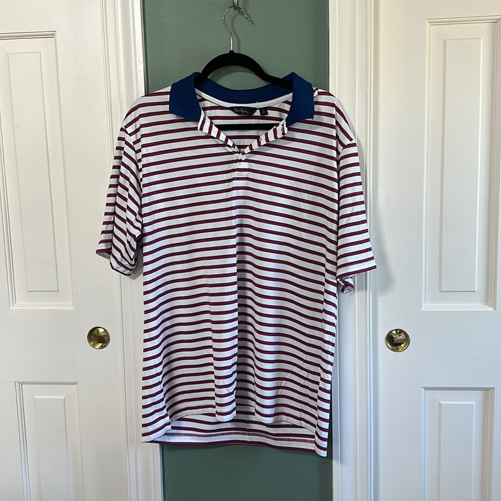 Walter Hagen red, white and blue polo